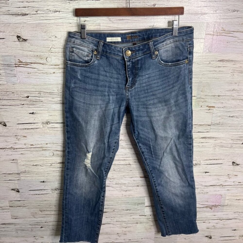KUT FROM THE KLOTH Cameron Straight Leg  Jeans 8